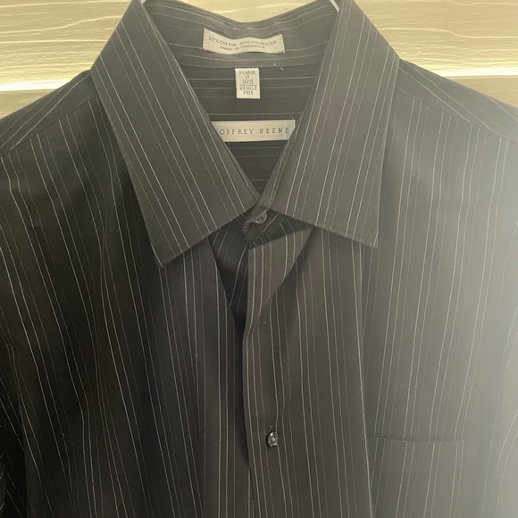 Geoffrey Beene Button Up Shirt Size 17 - Picture 4 of 4